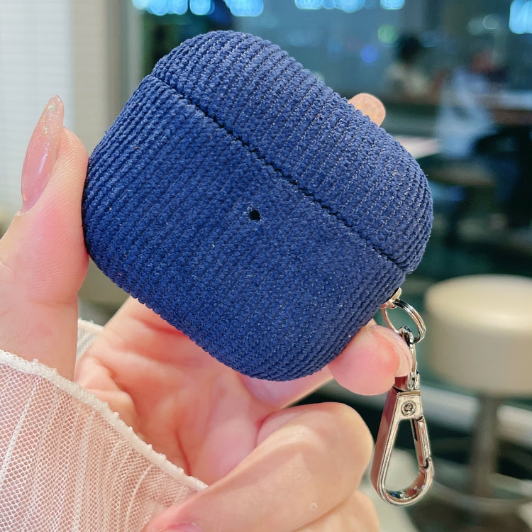 Corduroy Cloth Pattern Earphone Protective Case