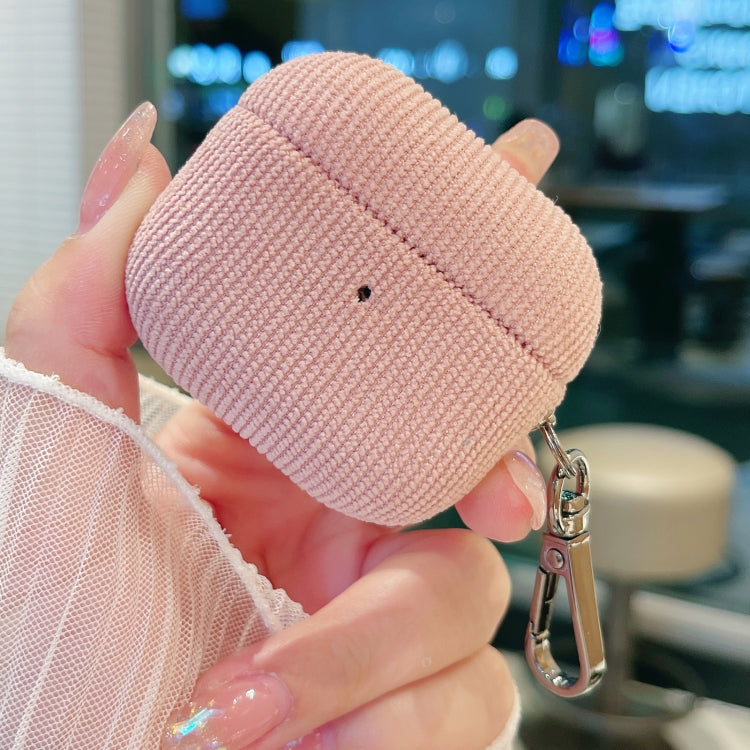 Corduroy Cloth Pattern Earphone Protective Case