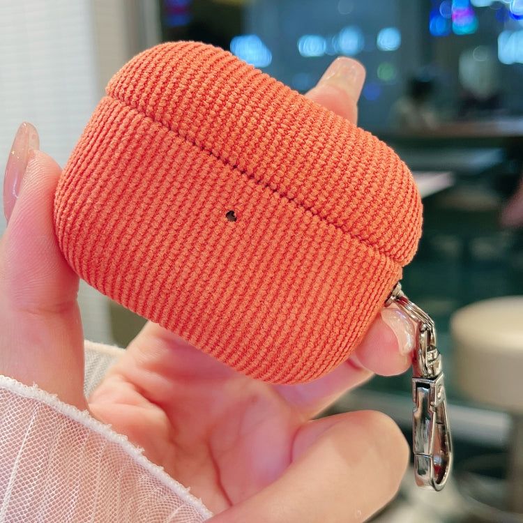 Corduroy Cloth Pattern Earphone Protective Case