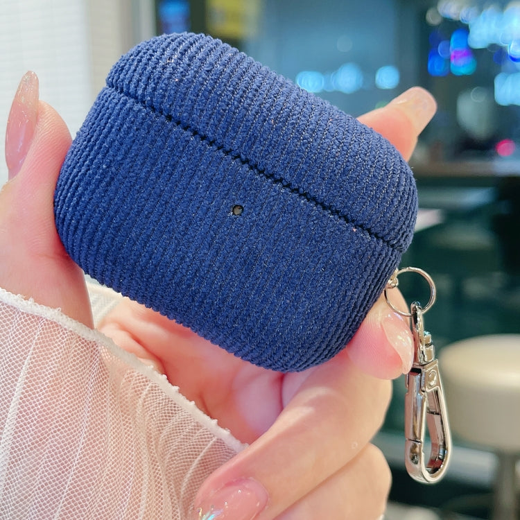 Corduroy Cloth Pattern Earphone Protective Case