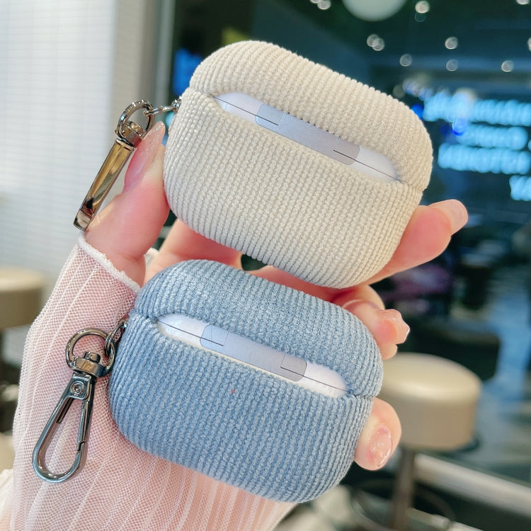 Corduroy Cloth Pattern Earphone Protective Case
