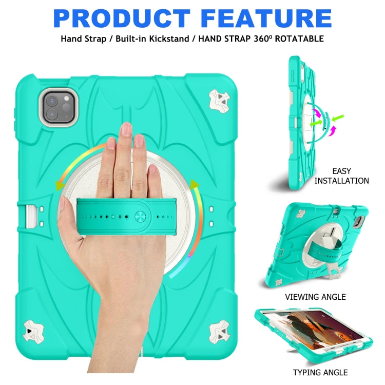 Bat Hand Grip Turntable Stand Tablet Case, For iPad Pro 11 2022 / Air 10.9 2022, For iPad 10.2 2021 / 2020 / 2019, For iPad 9.7 2018 / 2017 / Air 2