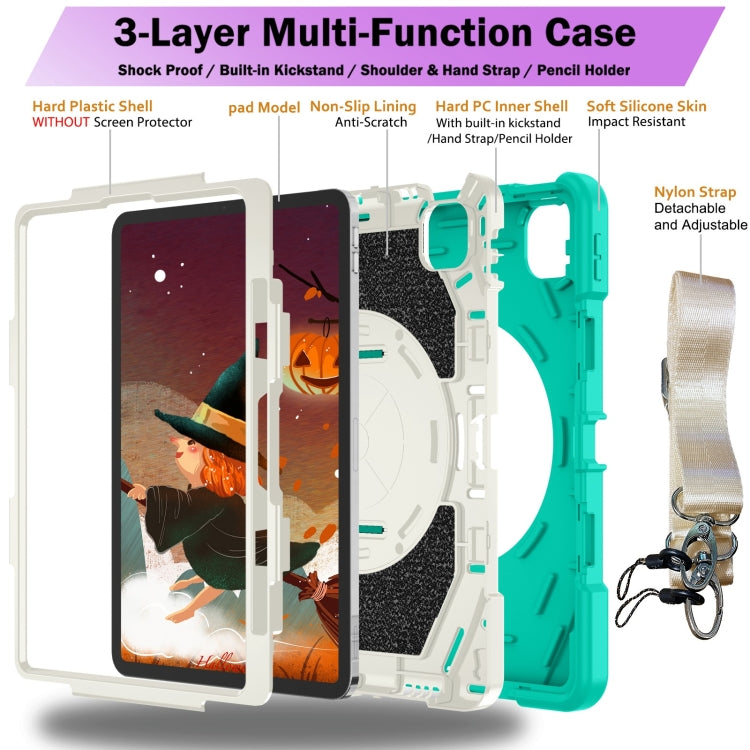 Bat Hand Grip Turntable Stand Tablet Case, For iPad Pro 11 2022 / Air 10.9 2022, For iPad 10.2 2021 / 2020 / 2019, For iPad 9.7 2018 / 2017 / Air 2