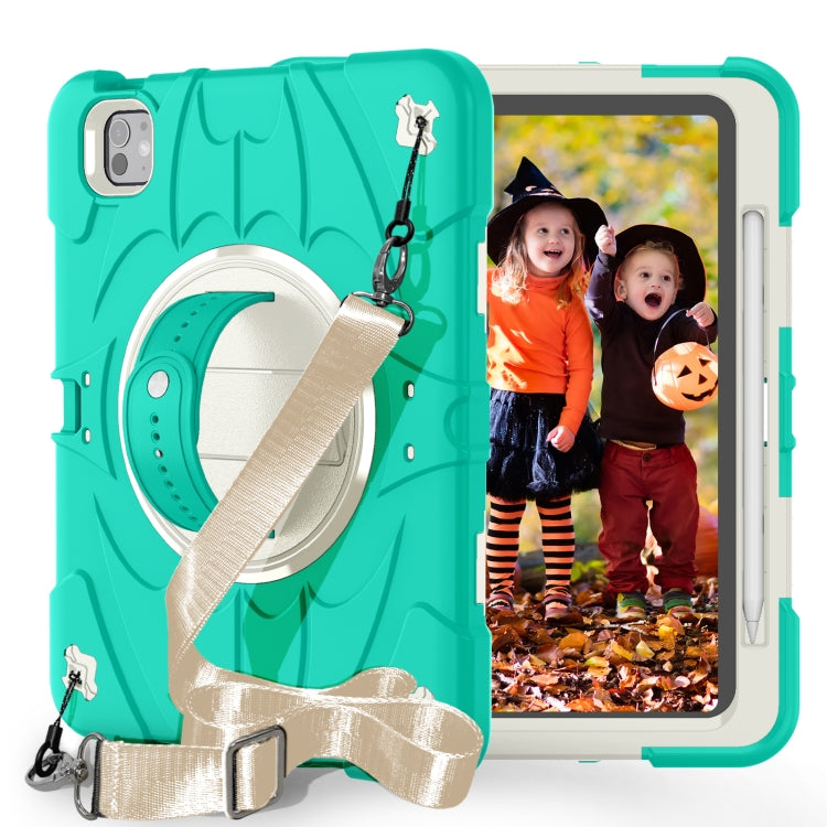 Bat Hand Grip Turntable Stand Tablet Case, For iPad Pro 11 2025 / 2024, For iPad 10th Gen 10.9 2022, For iPad Air 11 2025 / 2024, For iPad mini 6 / mini 2024