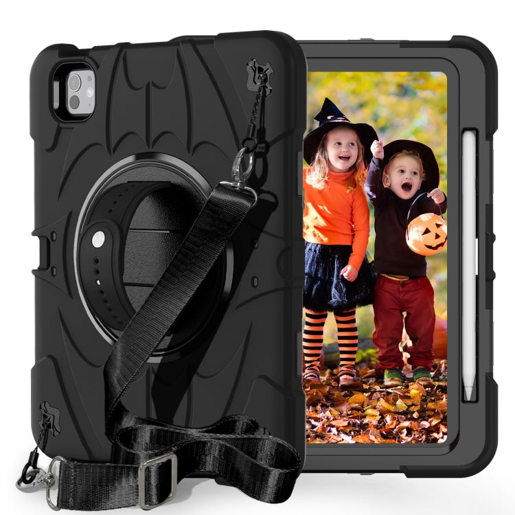 Bat Hand Grip Turntable Stand Tablet Case, For iPad mini 6 / mini 2024, For iPad Air 11 2024 / 10.9 2022, For iPad Pro 11 2024, For iPad Pro 11 2022 / Air 10.9 2022