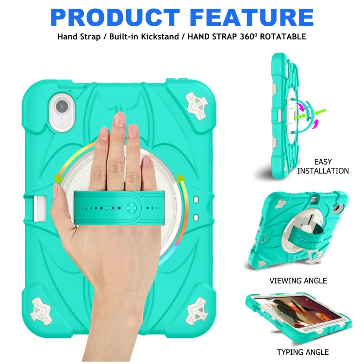 Bat Hand Grip Turntable Stand Tablet Case, For iPad mini 6 / mini 2024, For iPad Air 11 2024 / 10.9 2022, For iPad Pro 11 2024, For iPad Pro 11 2022 / Air 10.9 2022