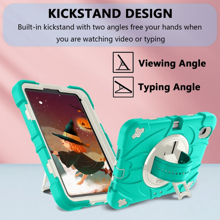 Bat Hand Grip Turntable Stand Tablet Case, For iPad mini 6 / mini 2024, For iPad Air 11 2024 / 10.9 2022, For iPad Pro 11 2024, For iPad Pro 11 2022 / Air 10.9 2022