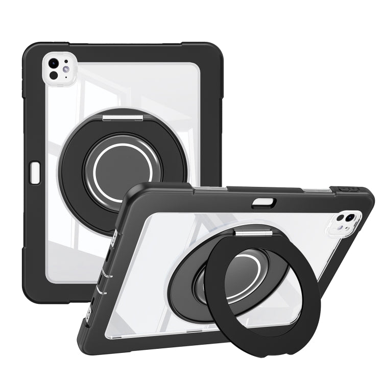 Crystal Armor PC Hybrid TPU Tablet Case with Pen Slot, For iPad Air 13 2026 / 2025 / 2024, For iPad Air 11 2026 / 2025 / 2024, For iPad Pro 13 2025 / 2024, For iPad Pro 11 2025 / 2024
