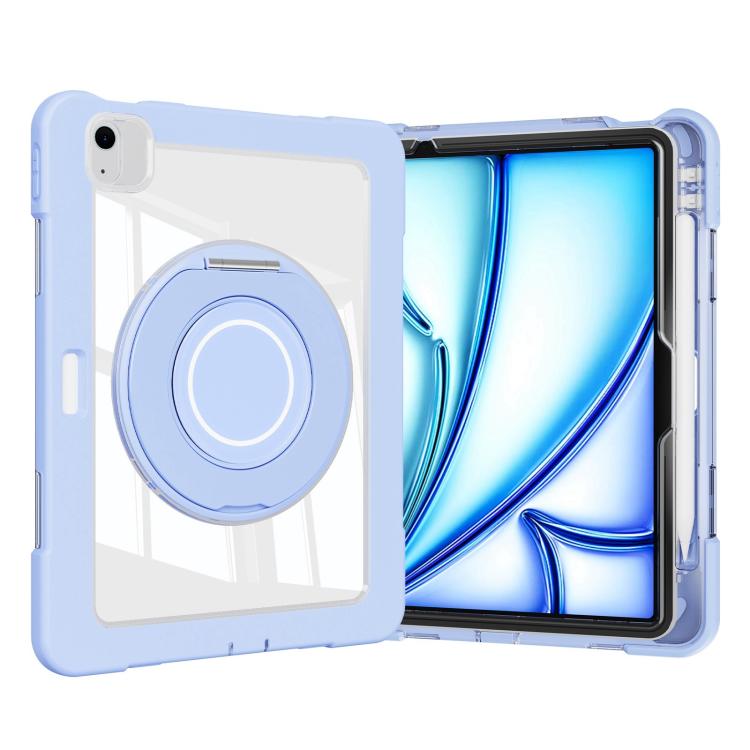 Crystal Armor PC Hybrid TPU Tablet Case with Pen Slot, For iPad Air 13 2026 / 2025 / 2024, For iPad Air 11 2026 / 2025 / 2024, For iPad Pro 13 2025 / 2024, For iPad Pro 11 2025 / 2024