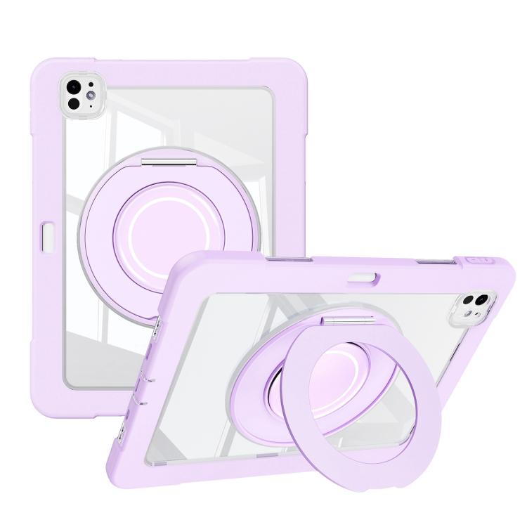 Crystal Armor PC Hybrid TPU Tablet Case with Pen Slot, For iPad Air 13 2026 / 2025 / 2024, For iPad Air 11 2026 / 2025 / 2024, For iPad Pro 13 2025 / 2024, For iPad Pro 11 2025 / 2024