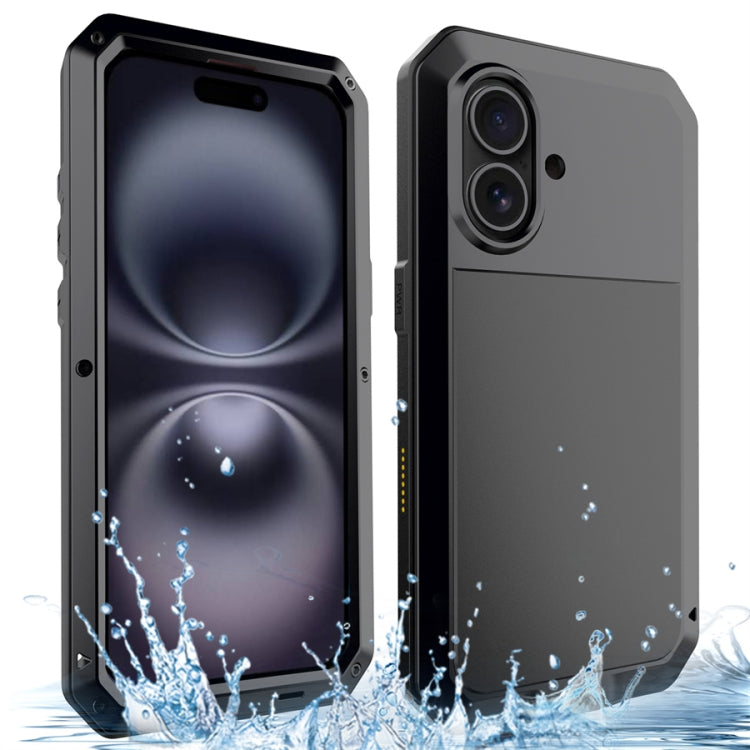 Shockproof IP54 Life Waterproof Phone Case, For iPhone 16