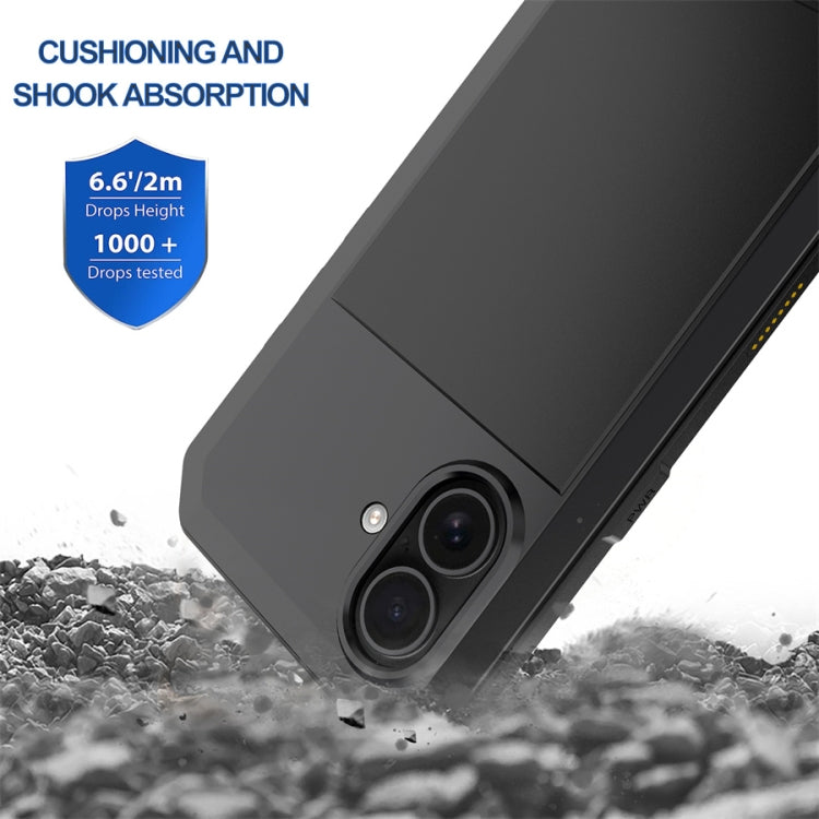 Shockproof IP54 Life Waterproof Phone Case, For iPhone 16