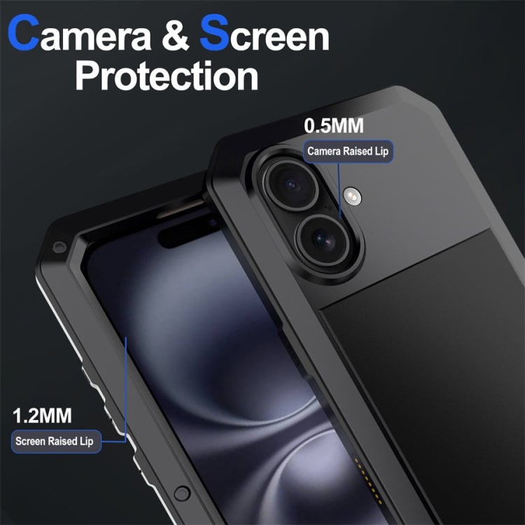 Shockproof IP54 Life Waterproof Phone Case, For iPhone 16