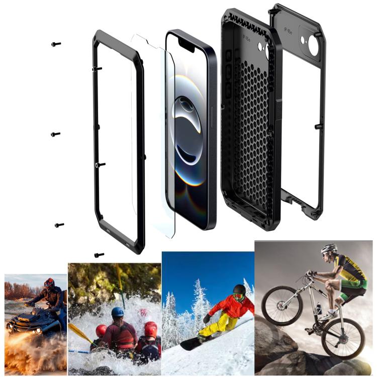 Shockproof IP54 Life Waterproof Phone Case, For iPhone 17 Pro Max, For iPhone 17 Pro, For iPhone 17, For iPhone 17 Air, For iPhone 16e, For iPhone 16 Pro Max, For iPhone 16 Pro, For iPhone 16 Plus