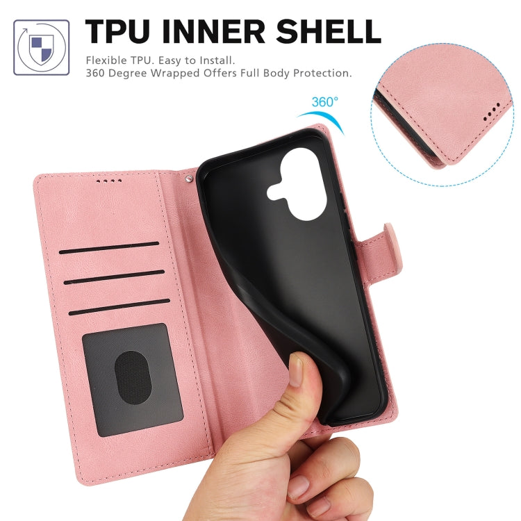 Fantasy Skin-feel Calfskin Texture Leather Phone Case, For iPhone 16, For iPhone 15 Pro Max, For iPhone 15 Pro, For iPhone 15 Plus / 14 Plus