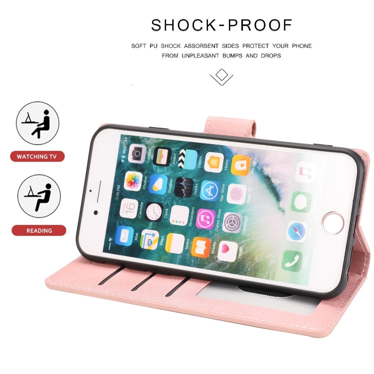 Fantasy Skin-feel Calfskin Texture Leather Phone Case, For iPhone SE 2024, For iPhone 16 Pro Max, For iPhone 16 Pro, For iPhone 16 Plus