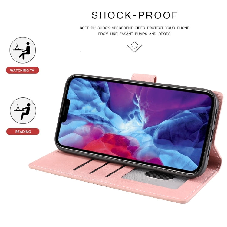 Fantasy Skin-feel Calfskin Texture Leather Phone Case, For iPhone 14