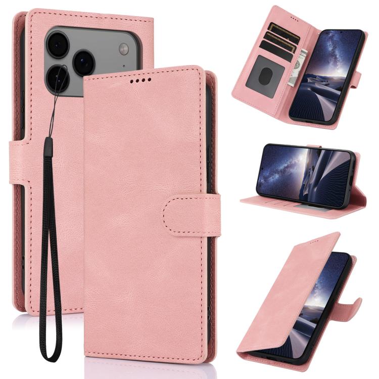 Fantasy Skin-feel Calfskin Texture Leather Phone Case, For iPhone 17 Pro Max, For iPhone 17 Pro, For iPhone 17, For iPhone 17 Air
