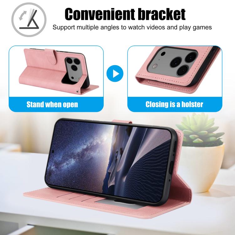 Fantasy Skin-feel Calfskin Texture Leather Phone Case, For iPhone 17 Pro Max, For iPhone 17 Pro, For iPhone 17, For iPhone 17 Air