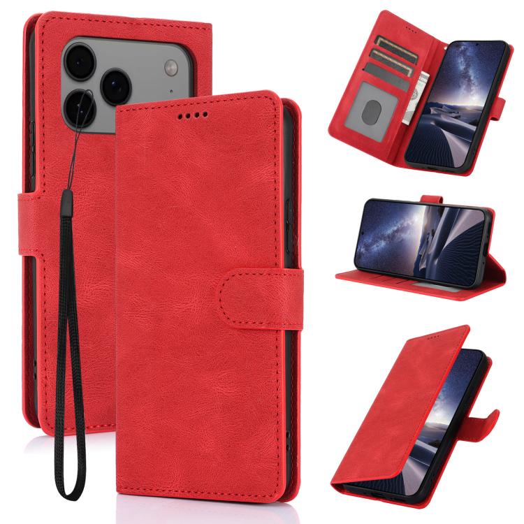 Fantasy Skin-feel Calfskin Texture Leather Phone Case, For iPhone 17 Pro Max, For iPhone 17 Pro, For iPhone 17, For iPhone 17 Air