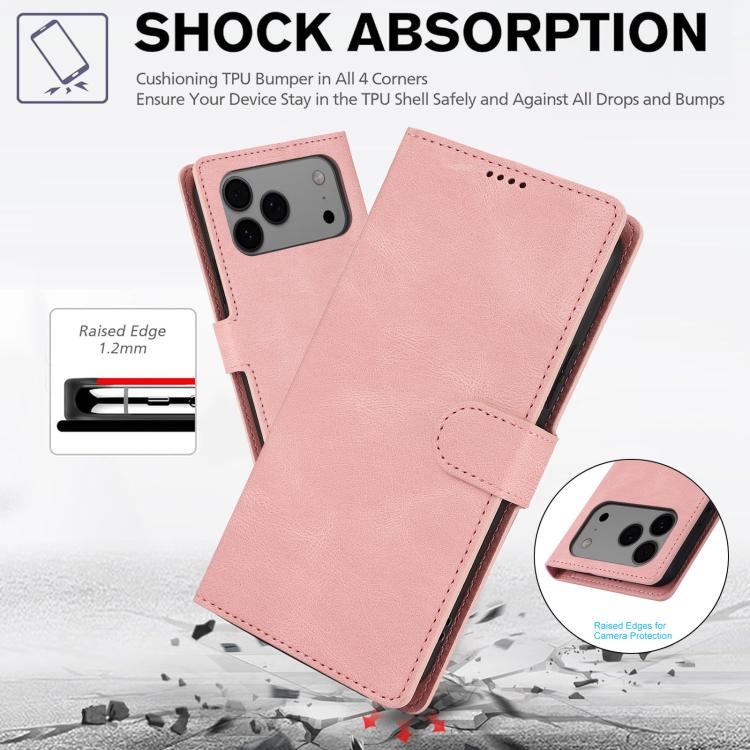 Fantasy Skin-feel Calfskin Texture Leather Phone Case, For iPhone 17 Pro Max, For iPhone 17 Pro, For iPhone 17, For iPhone 17 Air