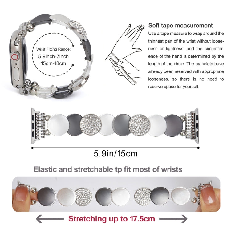 Alloy Chain Metal Watch Band, For Apple Watch 46mm / 49mm / 45mm / 44mm, For Apple Watch 42mm / 41mm / 40mm / 38mm