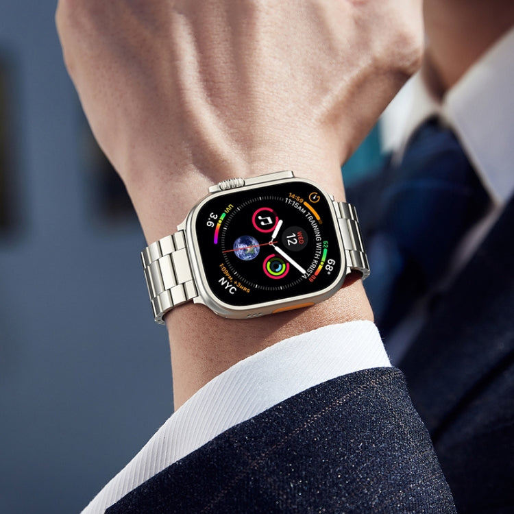 Tri-beads Magnetic Titanium Alloy Watch Band, For Apple Watch 46mm / 49mm / 45mm / 44mm, For Apple Watch 42mm / 41mm / 40mm / 38mm