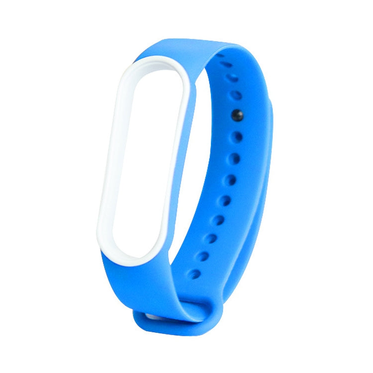 For Xiaomi Mi Band 5 Two-color TPE Replacement Strap Watchband