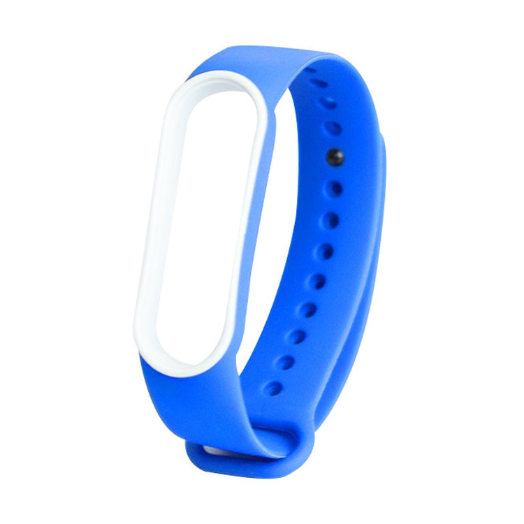 For Xiaomi Mi Band 5 Two-color TPE Replacement Strap Watchband