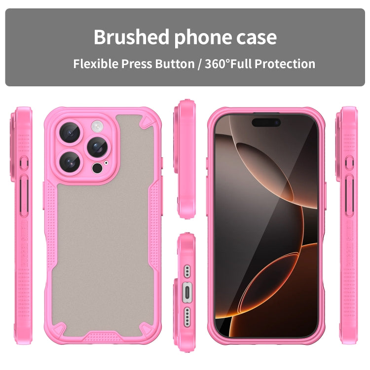 Armor Glaze PC Hybrid TPU Phone Case, For iPhone 16, For iPhone 15 Pro Max, For iPhone 15 Pro, For iPhone 15 Plus