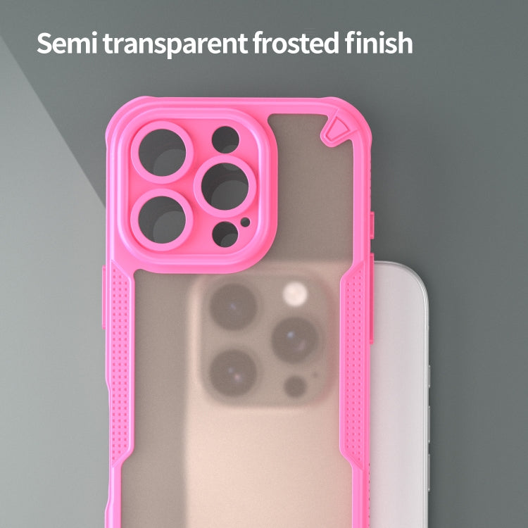 Armor Glaze PC Hybrid TPU Phone Case, For iPhone 16, For iPhone 15 Pro Max, For iPhone 15 Pro, For iPhone 15 Plus