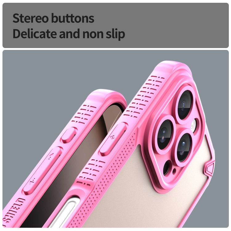 Armor Glaze PC Hybrid TPU Phone Case, For iPhone 16, For iPhone 15 Pro Max, For iPhone 15 Pro, For iPhone 15 Plus
