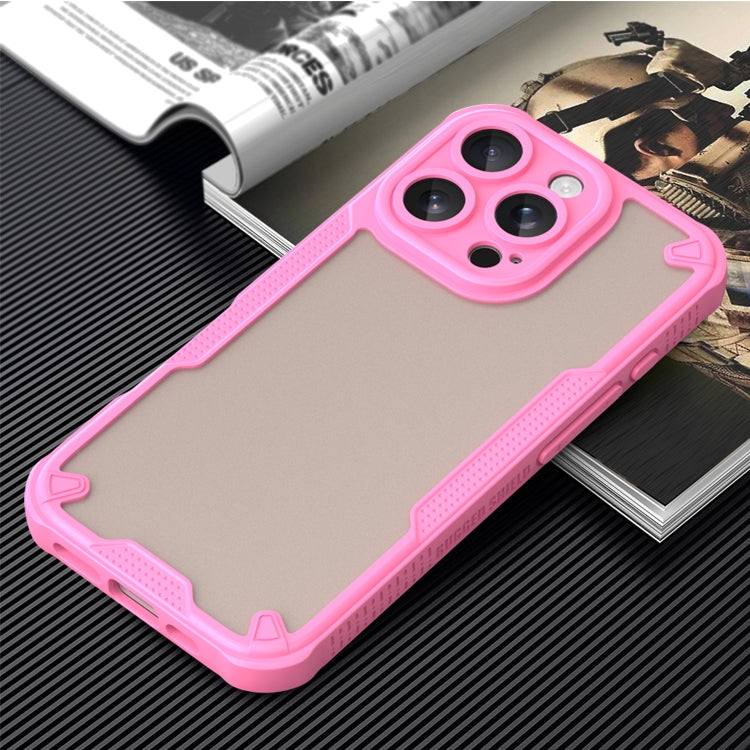 Armor Glaze PC Hybrid TPU Phone Case, For iPhone 16, For iPhone 15 Pro Max, For iPhone 15 Pro, For iPhone 15 Plus