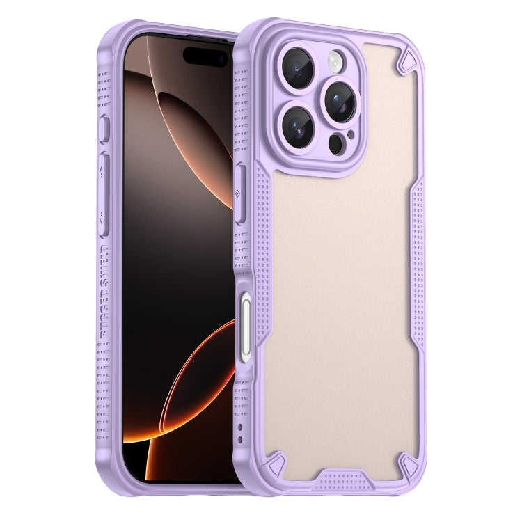 Armor Glaze PC Hybrid TPU Phone Case, For iPhone 16, For iPhone 15 Pro Max, For iPhone 15 Pro, For iPhone 15 Plus