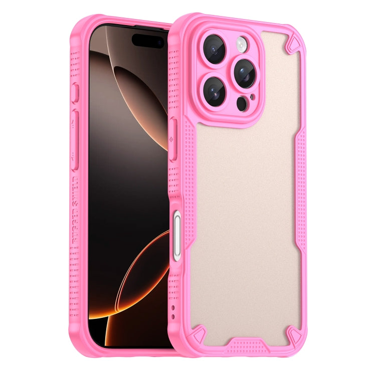 Armor Glaze PC Hybrid TPU Phone Case, For iPhone 16, For iPhone 15 Pro Max, For iPhone 15 Pro, For iPhone 15 Plus