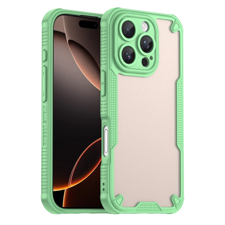 Armor Glaze PC Hybrid TPU Phone Case, For iPhone 16, For iPhone 15 Pro Max, For iPhone 15 Pro, For iPhone 15 Plus