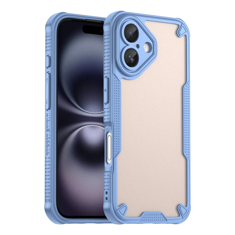 Armor Glaze PC Hybrid TPU Phone Case, For iPhone 16, For iPhone 15 Pro Max, For iPhone 15 Pro, For iPhone 15 Plus