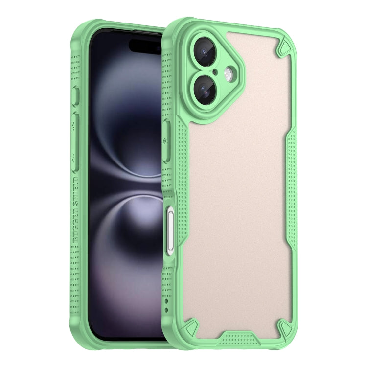 Armor Glaze PC Hybrid TPU Phone Case, iPhone 16e, For iPhone 16 Pro Max, For iPhone 16 Pro, For iPhone 16 Plus