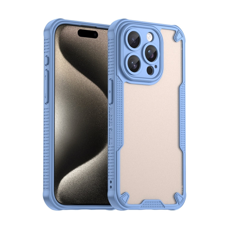 Armor Glaze PC Hybrid TPU Phone Case, For iPhone 16, For iPhone 15 Pro Max, For iPhone 15 Pro, For iPhone 15 Plus