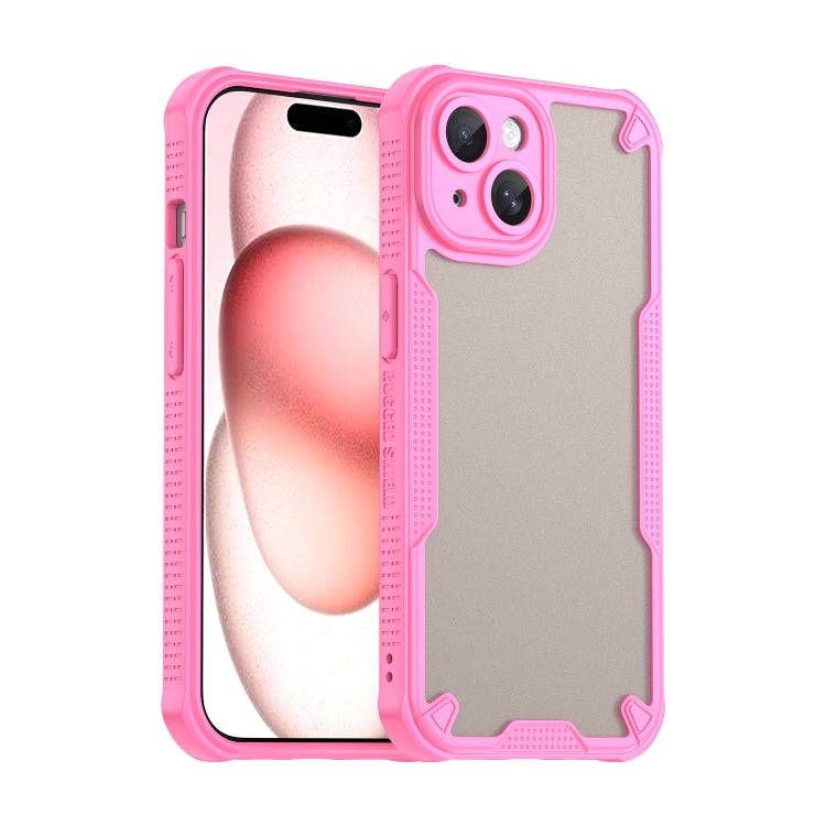 Armor Glaze PC Hybrid TPU Phone Case, For iPhone 16, For iPhone 15 Pro Max, For iPhone 15 Pro, For iPhone 15 Plus