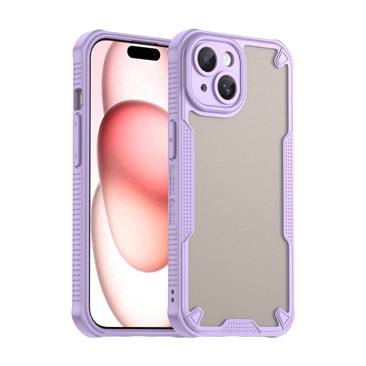 Armor Glaze PC Hybrid TPU Phone Case, For iPhone 16, For iPhone 15 Pro Max, For iPhone 15 Pro, For iPhone 15 Plus