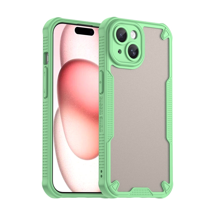Armor Glaze PC Hybrid TPU Phone Case, For iPhone 15, For iPhone 14 Plus, For iPhone 14, For iPhone 14 Pro