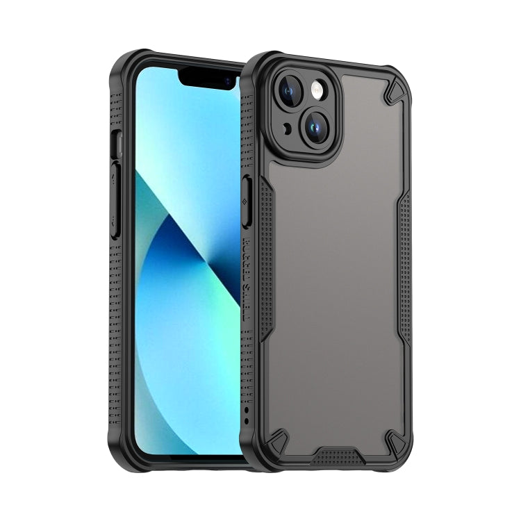 Armor Glaze PC Hybrid TPU Phone Case, For iPhone 16, For iPhone 15 Pro Max, For iPhone 15 Pro, For iPhone 15 Plus