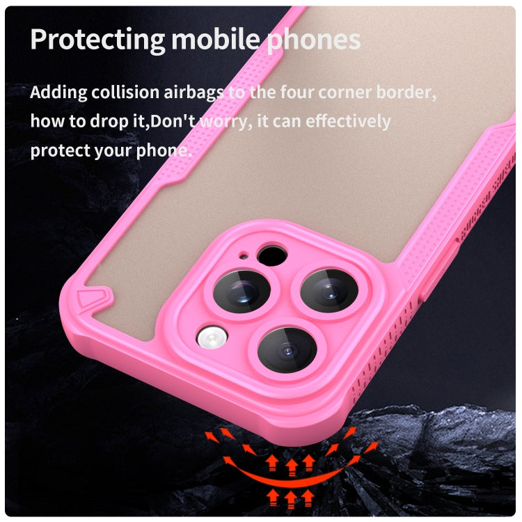 Armor Glaze PC Hybrid TPU Phone Case, For iPhone 15, For iPhone 14 Plus, For iPhone 14, For iPhone 14 Pro
