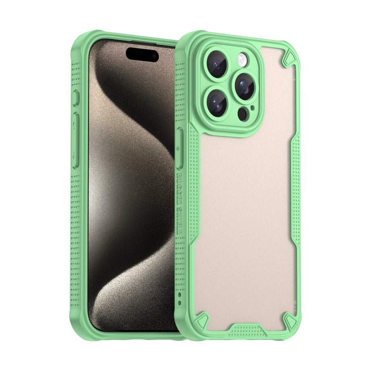 Armor Glaze PC Hybrid TPU Phone Case, For iPhone 15, For iPhone 14 Plus, For iPhone 14, For iPhone 14 Pro