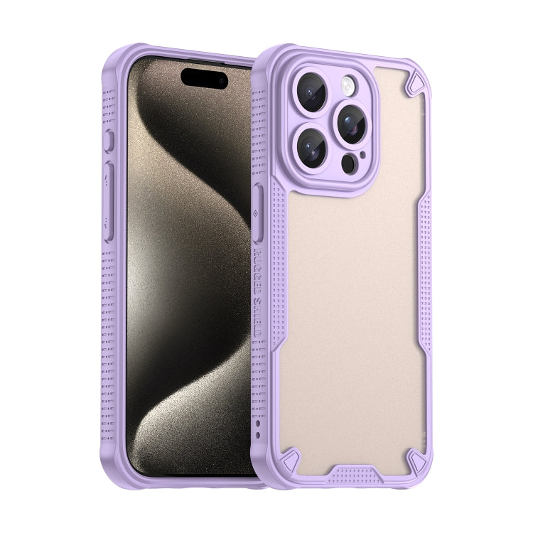 Armor Glaze PC Hybrid TPU Phone Case, For iPhone 15, For iPhone 14 Plus, For iPhone 14, For iPhone 14 Pro