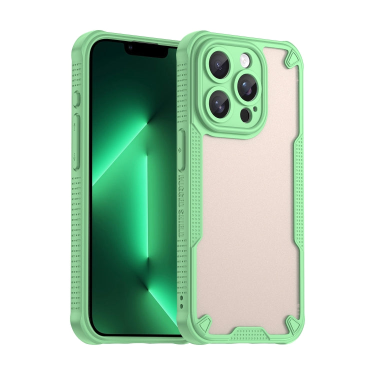 Armor Glaze PC Hybrid TPU Phone Case, For iPhone 15, For iPhone 14 Plus, For iPhone 14, For iPhone 14 Pro