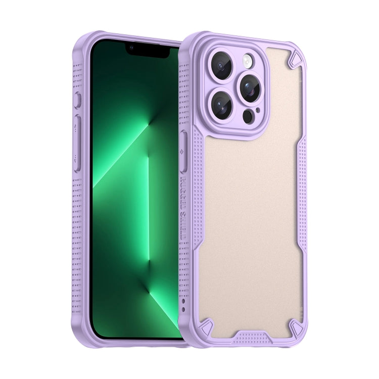 Armor Glaze PC Hybrid TPU Phone Case, For iPhone 15, For iPhone 14 Plus, For iPhone 14, For iPhone 14 Pro