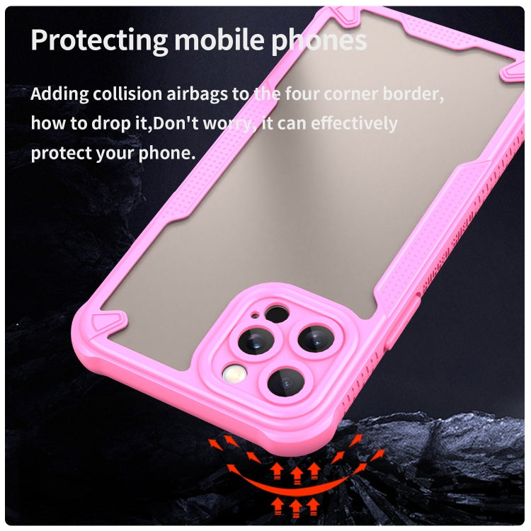 Armor Glaze PC Hybrid TPU Phone Case, For iPhone 13, For iPhone 13 mini, For iPhone 12, For iPhone 12 Pro Max