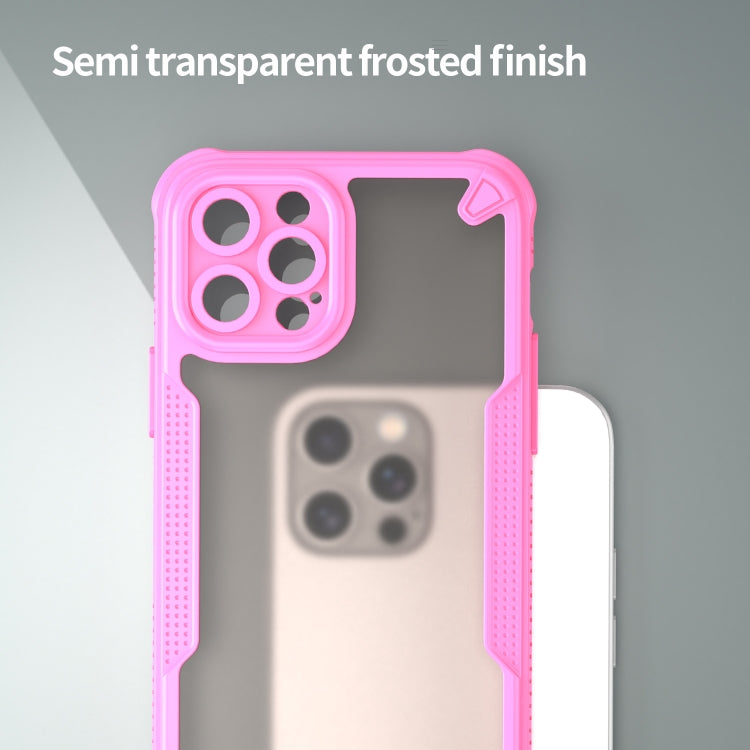 Armor Glaze PC Hybrid TPU Phone Case, For iPhone 13, For iPhone 13 mini, For iPhone 12, For iPhone 12 Pro Max